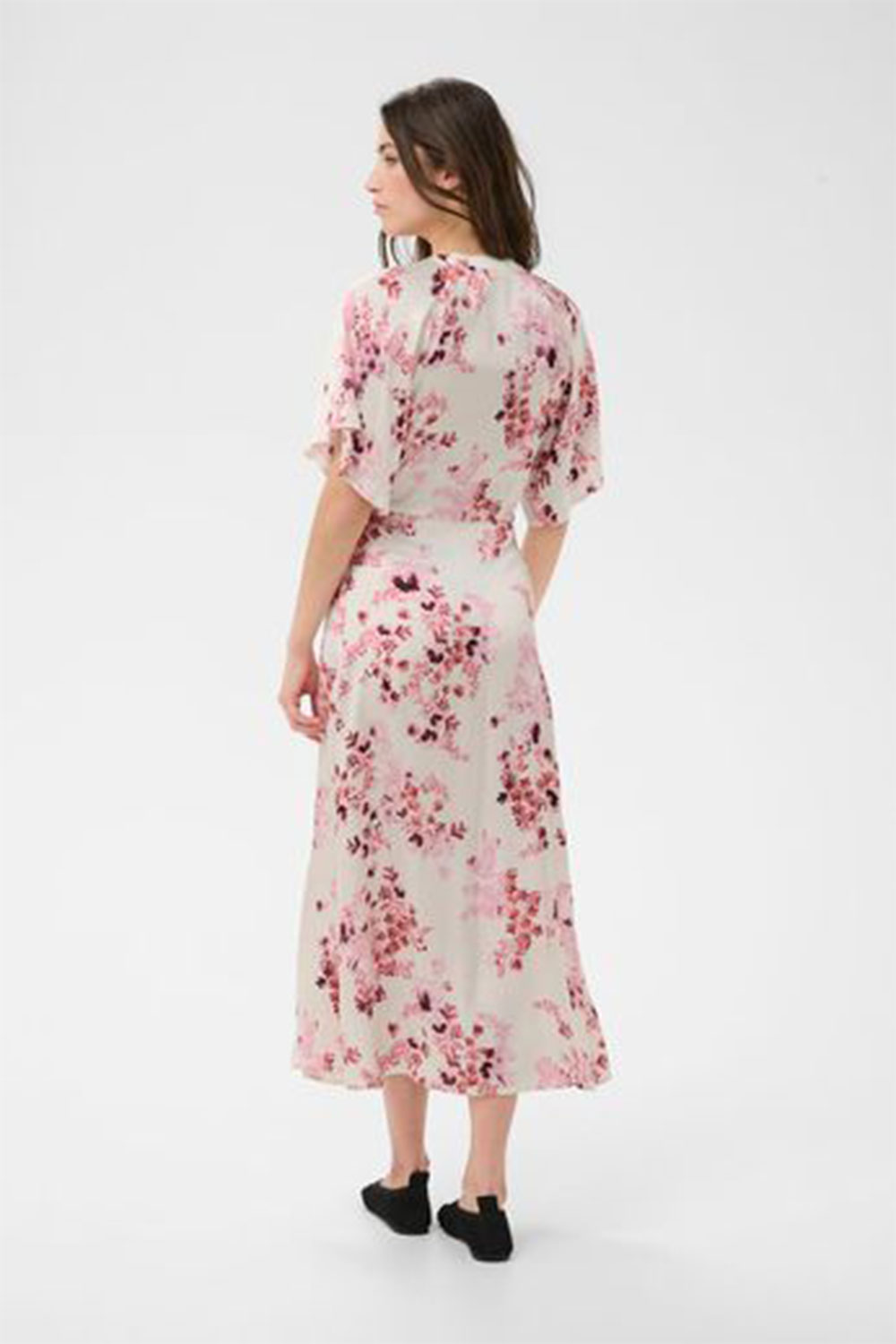 Part Two : Pink Floral Flowing Dress