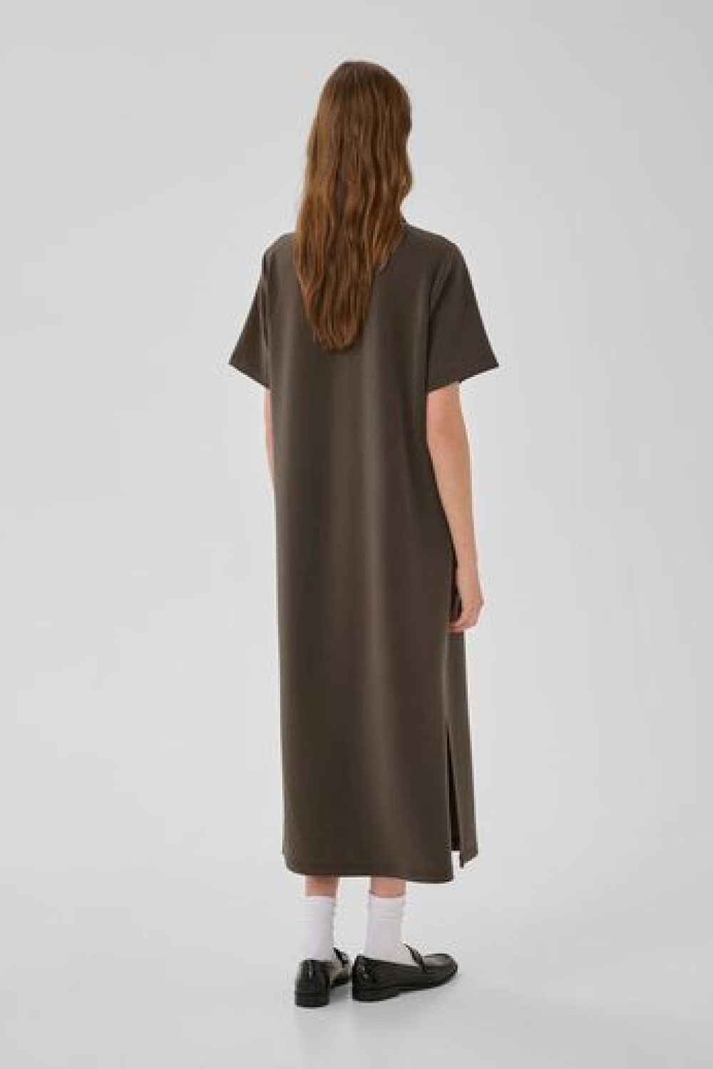 Long Polo Brown Dress