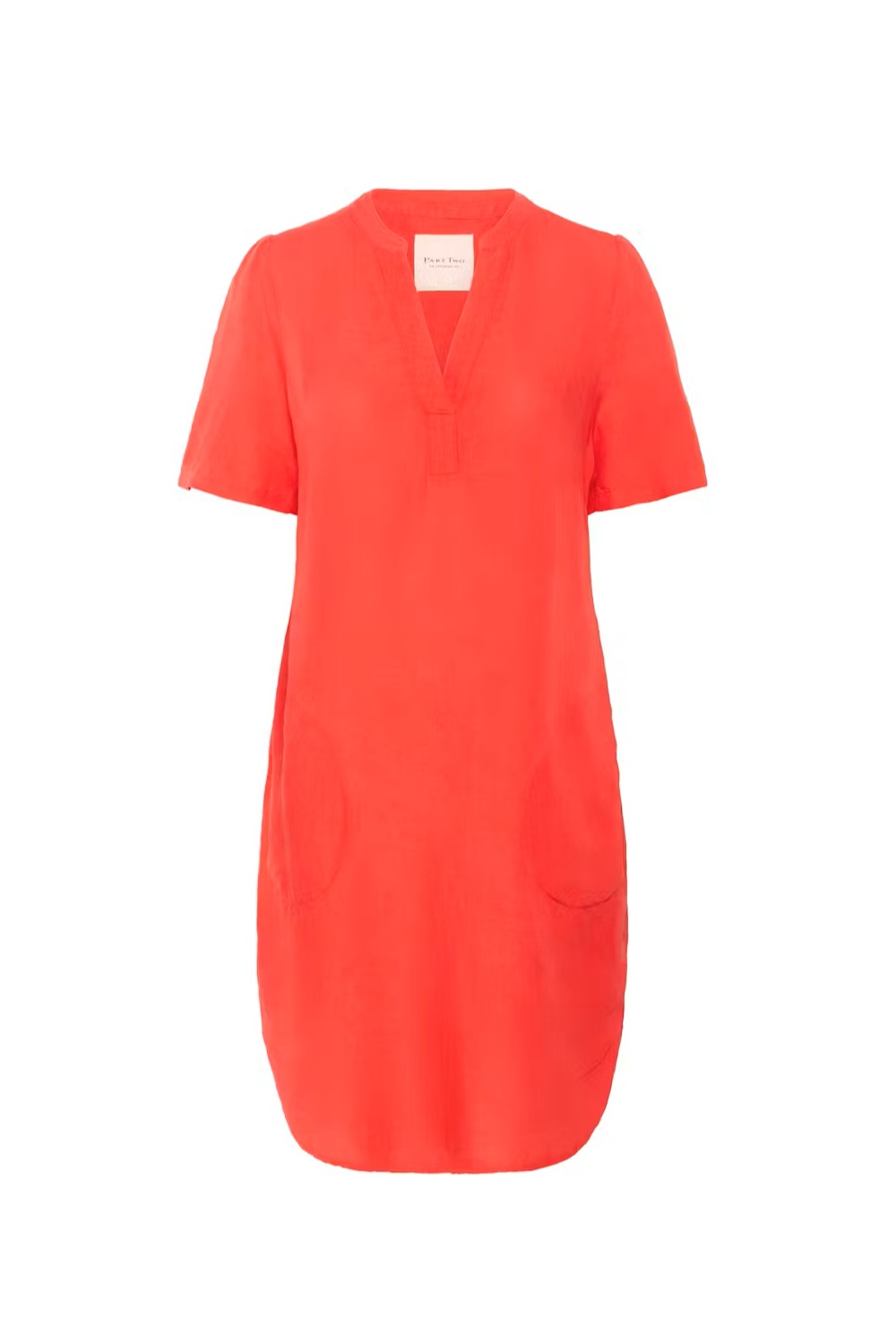Part Two : Aminase Red Linen Dress